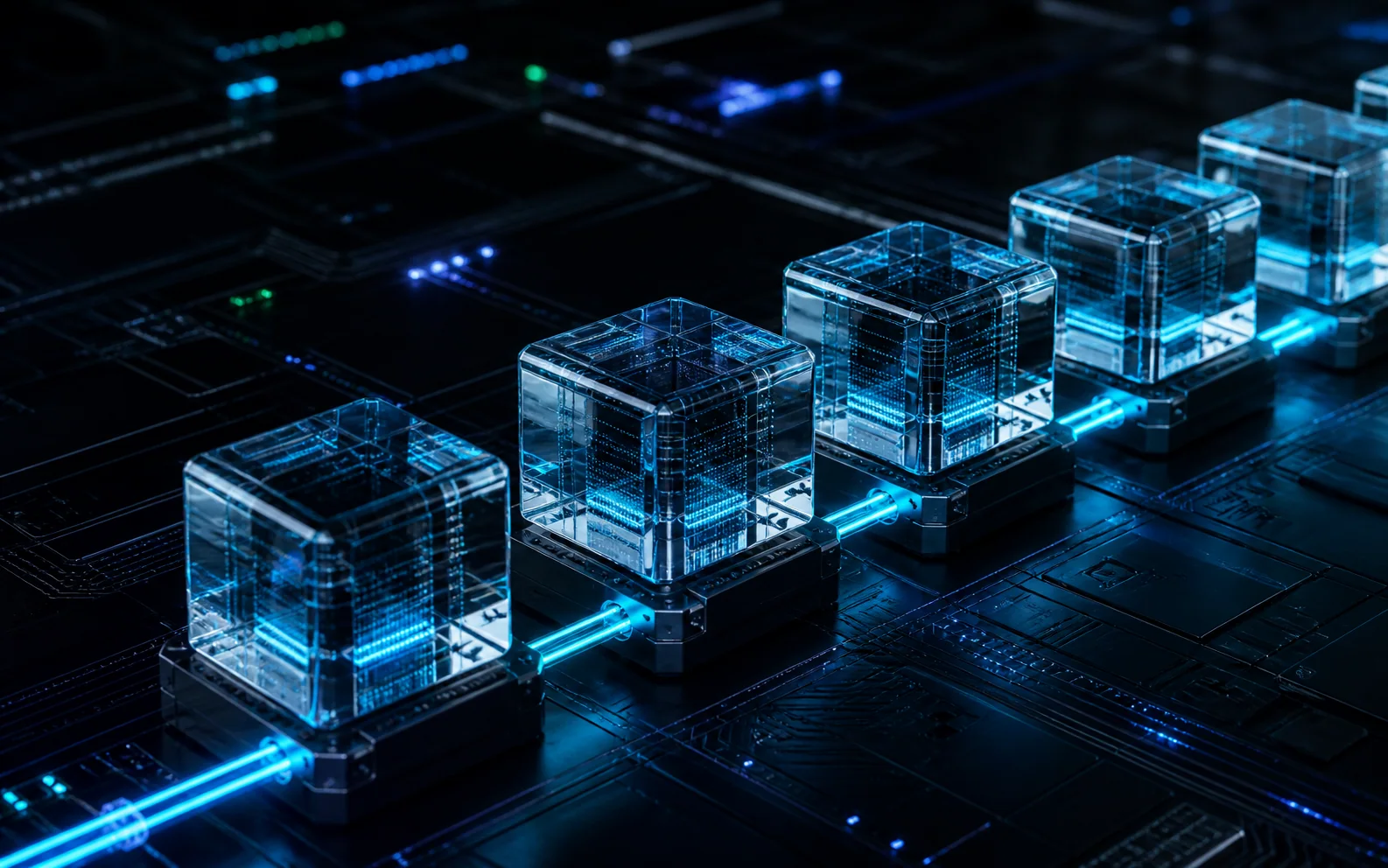 Sealed ledger blocks in sequence
